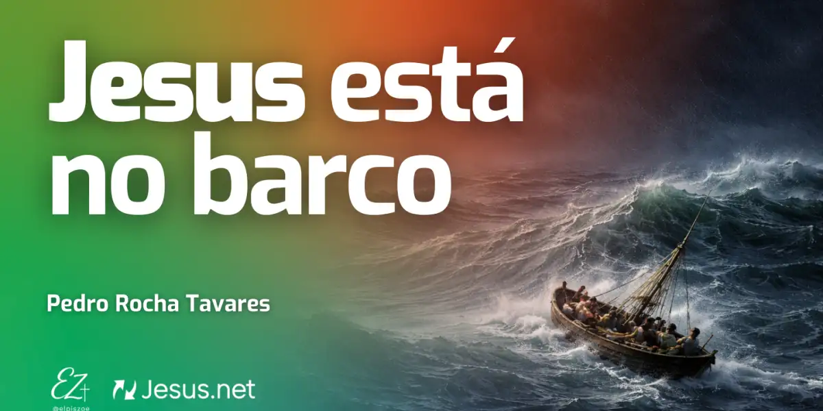 Jesus está no barco