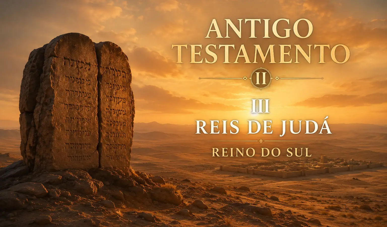 Antigo Testamento II - III Período Teocrático Monárquico (Reis de Judá - Reino do Sul)