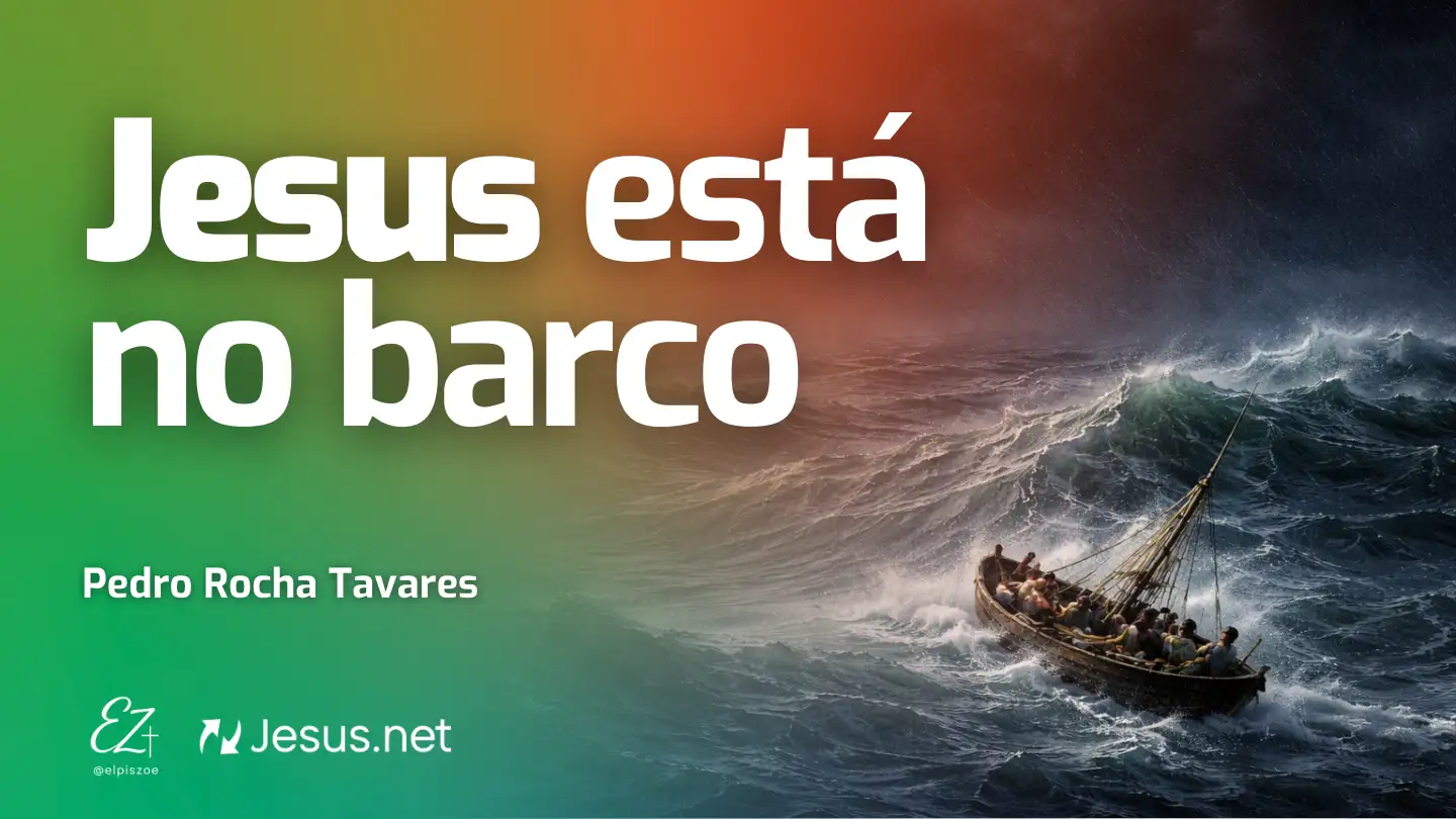 Jesus está no barco